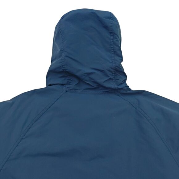 Vintage Woolrich Jacket Large Blue Hooded Full Zip Snap Insulated Nylon Outdoor - Picture 7 of 12